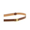 Logo buckle belt