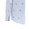 Floral embroidery shirt