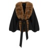 'Faux Fur Collar' jacket