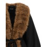 'Faux Fur Collar' jacket