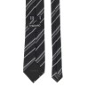 Diagonal striped tie