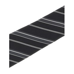 Diagonal striped tie