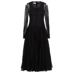 Pleated skirt dress