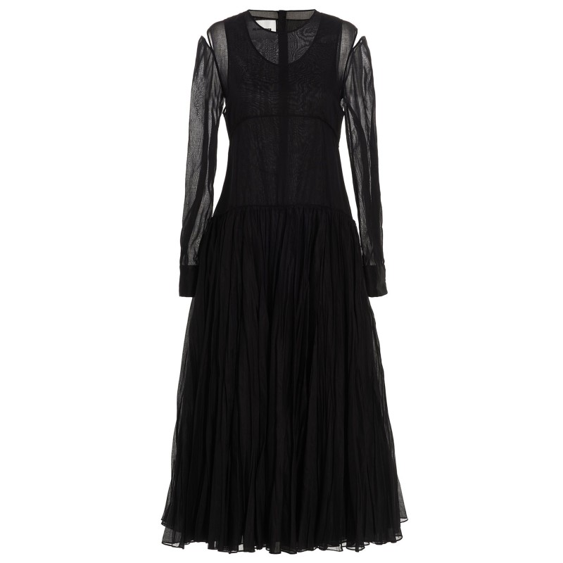 Pleated skirt dress