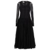 Pleated skirt dress