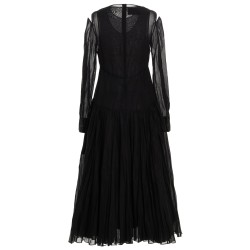 Pleated skirt dress