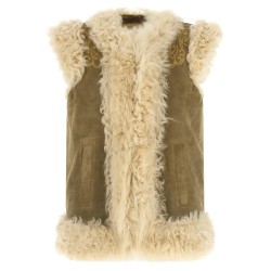 Peacock embroidery vest
