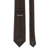 Polka dot silk tie