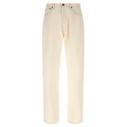 Contrast stitching jeans
