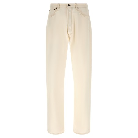 Contrast stitching jeans