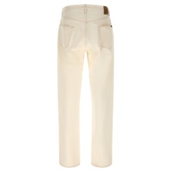 Contrast stitching jeans