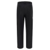 Canvas pants with pleat