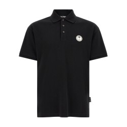 Logo patch polo shirt