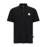 Logo patch polo shirt