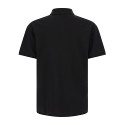 Logo patch polo shirt