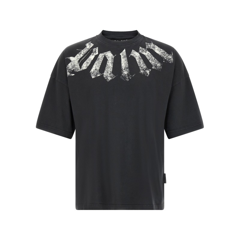 Craquelé gothic print t-shirt