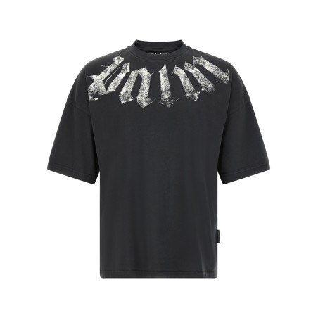 Craquelé gothic print t-shirt