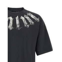 Craquelé gothic print t-shirt