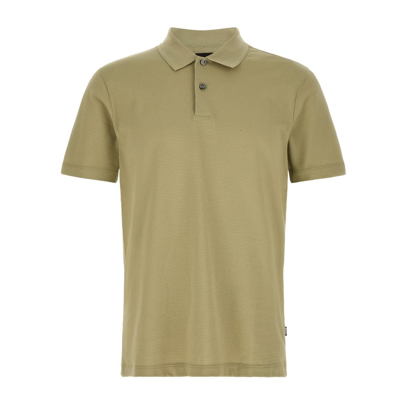 Honeycomb polo shirt