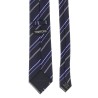 Diagonal striped tie