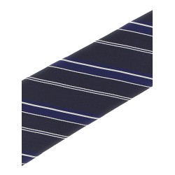 Diagonal striped tie