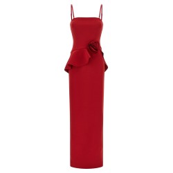 3D floral detail dress