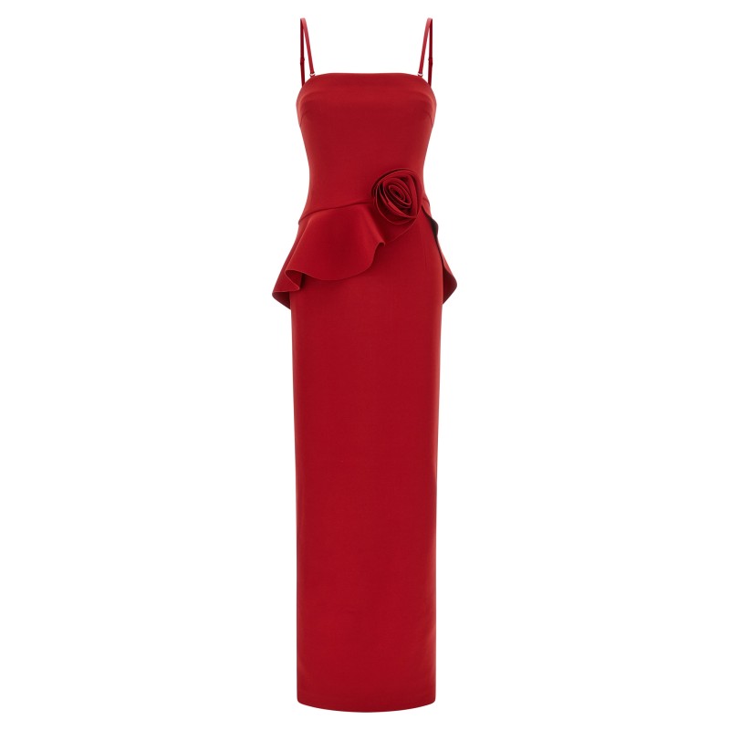3D floral detail dress