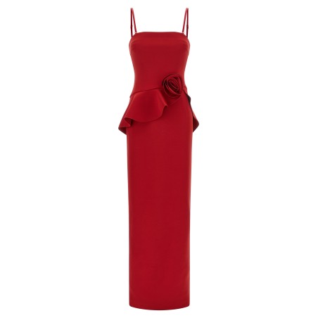 3D floral detail dress