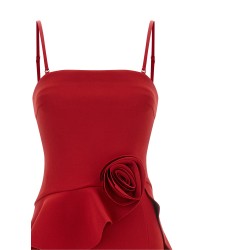 3D floral detail dress