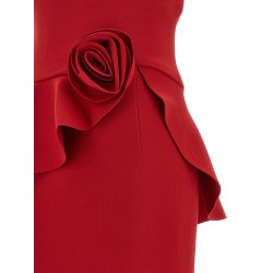 3D floral detail dress