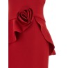 3D floral detail dress