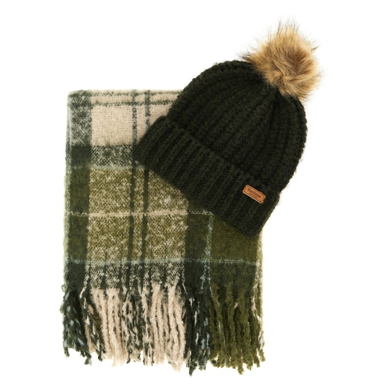 'Saltburn' set: cap + scarf