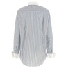 Striped poplin shirt