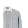 Striped poplin shirt