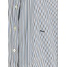 Striped poplin shirt