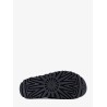 Rubber sandals with embossed logo
