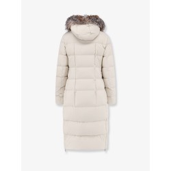 Zagar-Kn water-repellent stretch fabric long down coat