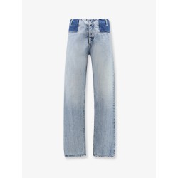 Jeans with patchwork effect