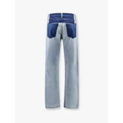 Jeans with patchwork effect