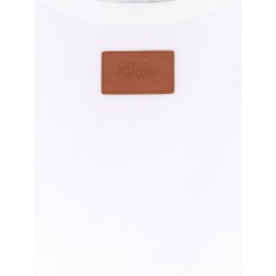 Ribbed cotton tank top
