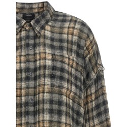 Raw cut hem shirt