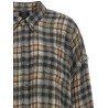 Raw cut hem shirt