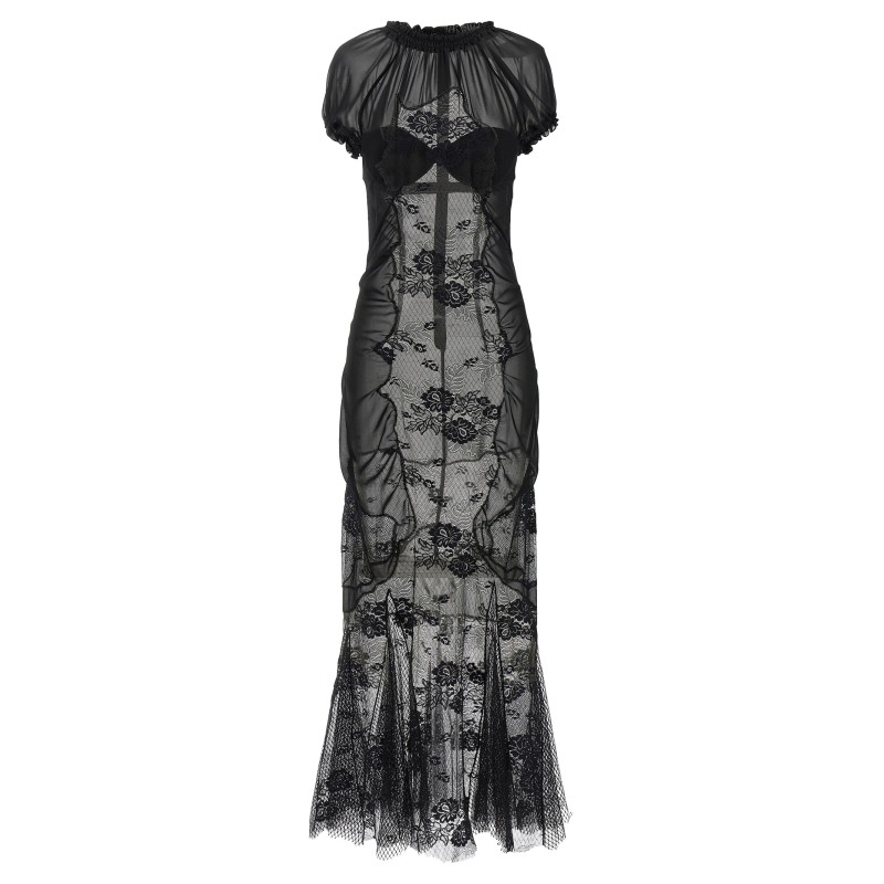 Lace tulle dress