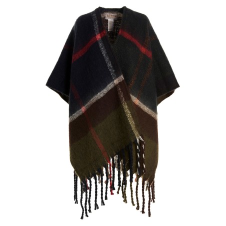 'Isla Boucle Serape' cape
