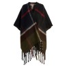 'Isla Boucle Serape' cape