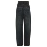 Asymmetrical structure jeans