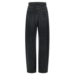 Asymmetrical structure jeans