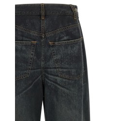 Asymmetrical structure jeans