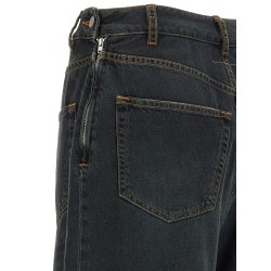 Asymmetrical structure jeans