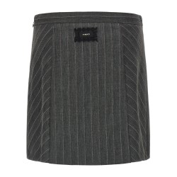 Pinstripe skirt